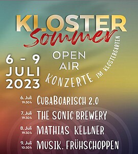 Banner Klostersommer OpenAir - Musikalischer Frühschoppen 